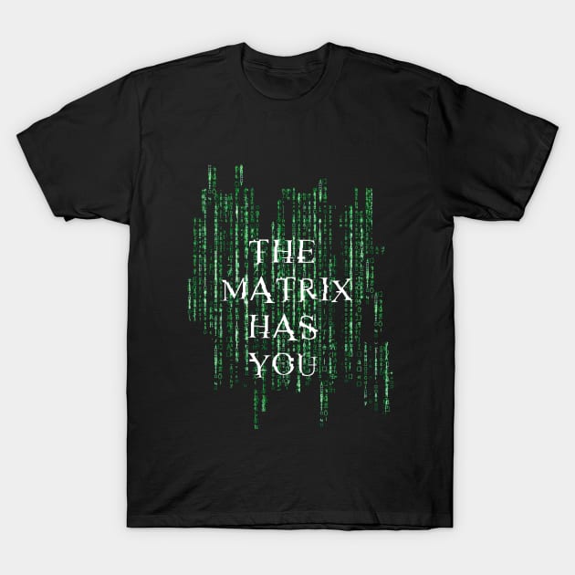 The matrix has you - Matrix T-Shirt by Finito_Briganti